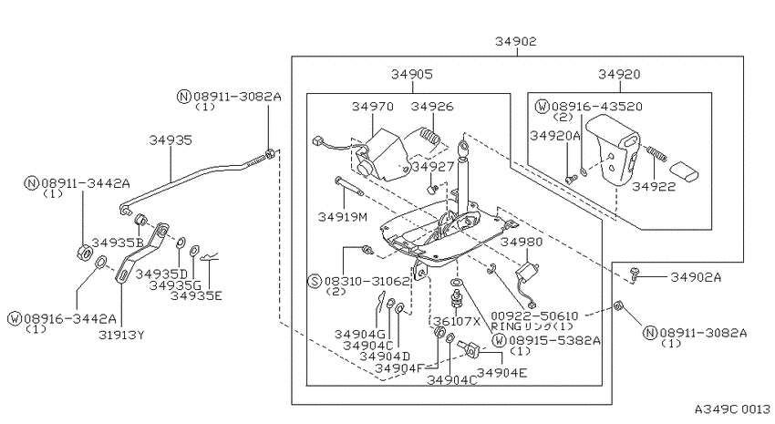Auto transmission control device