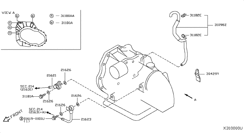 Auto transmission,transaxle & fitting