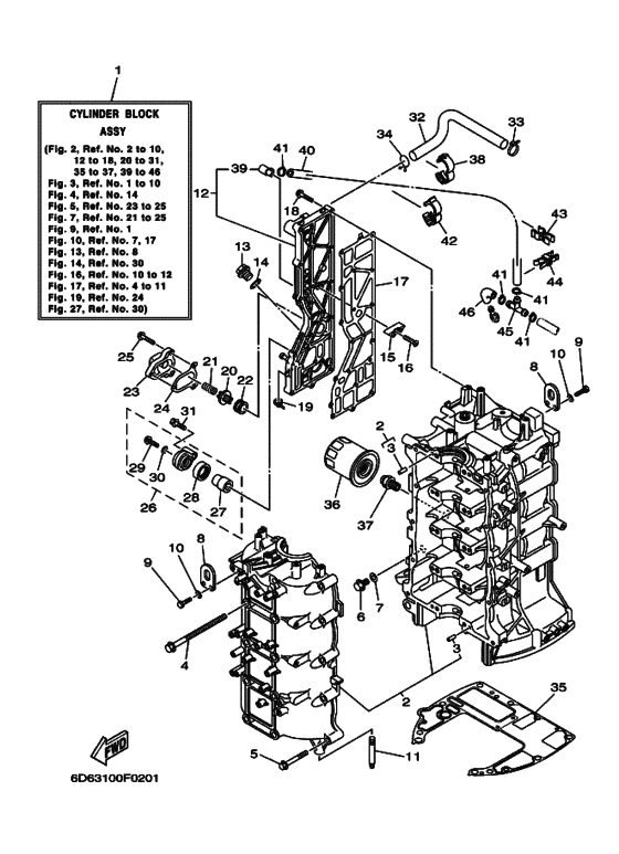 Cylinder & crankcase 1