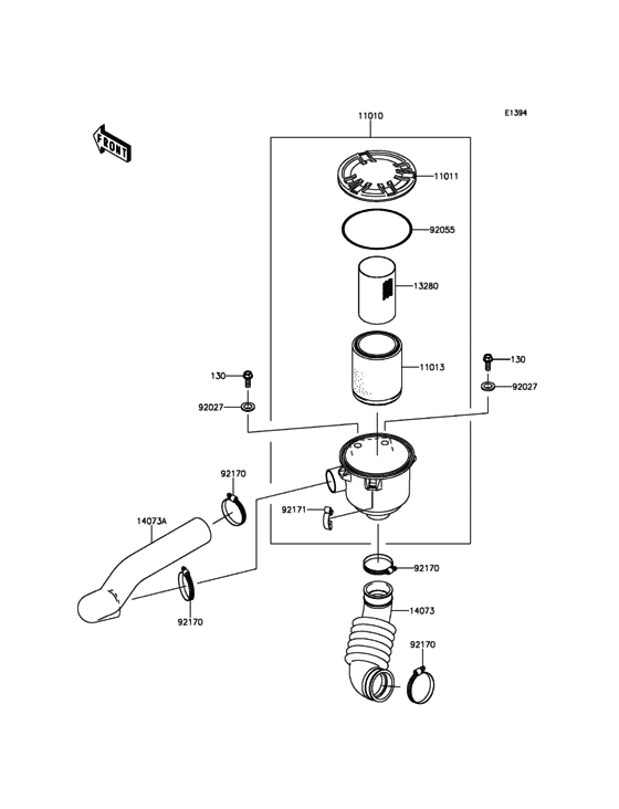 Air Cleaner-Belt Converter