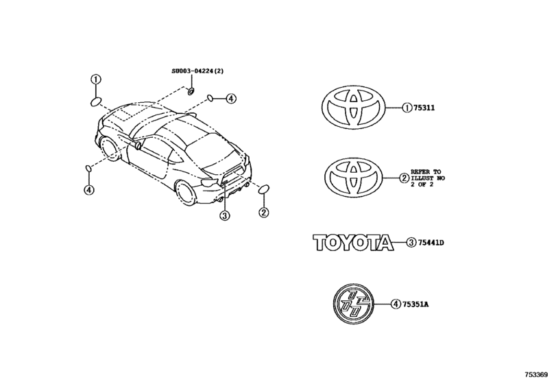 Emblem & Name Plate (Exterior & Interior)