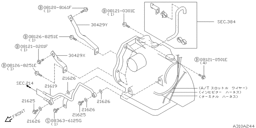 Auto transmission,transaxle & fitting