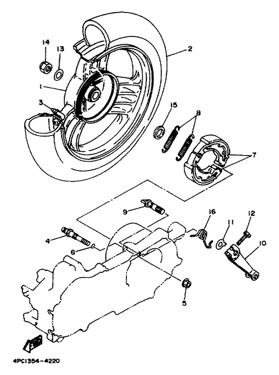 Rear wheel