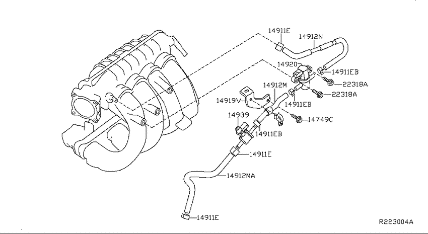 Vacuum piping