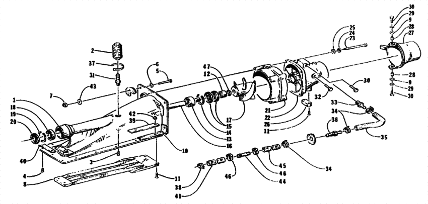 Impeller drive assembly