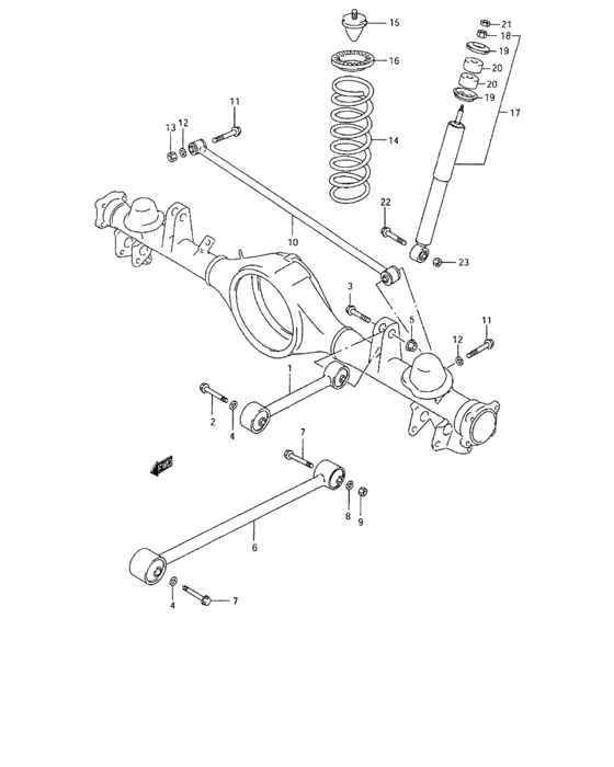 Rear suspension