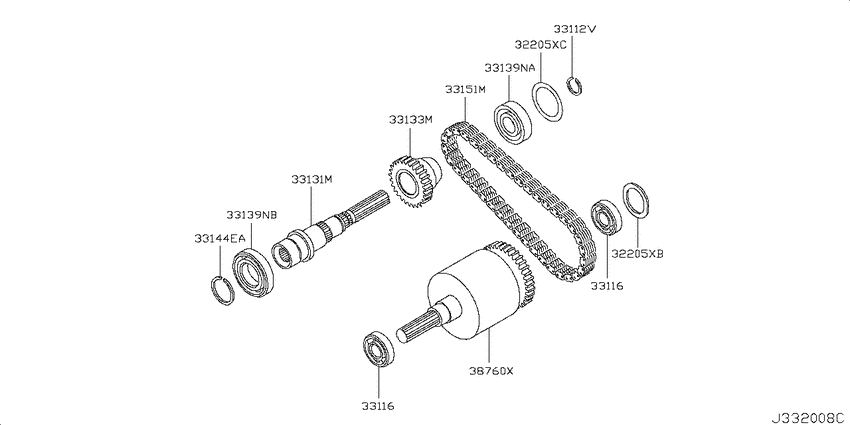Transfer gear