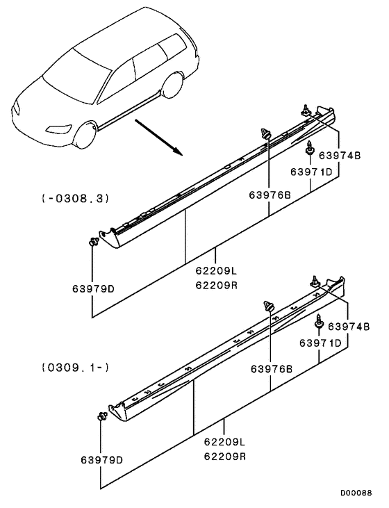 Side garnish & moulding
