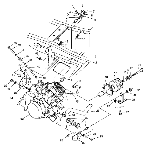 Engine mounting