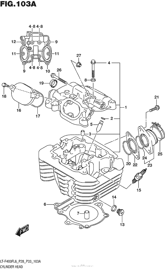 Cylinder Head (Lt-F400Fl6 P28)