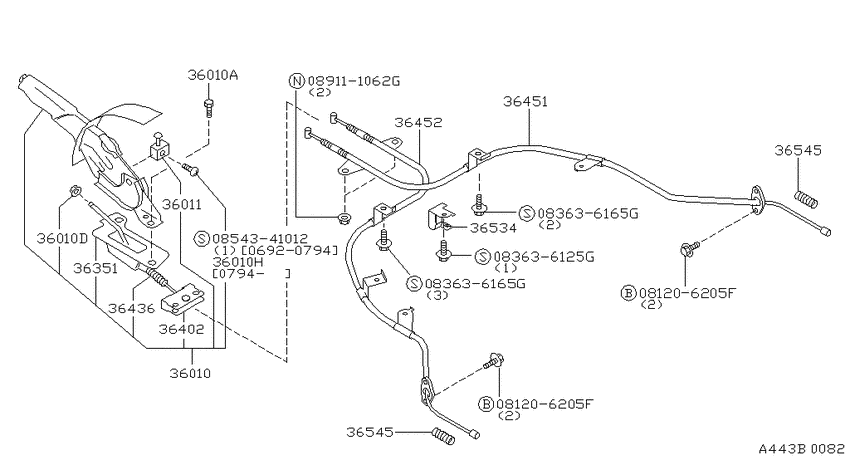 Parking brake control