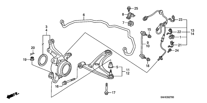 Front stabilizer/ front lower arm