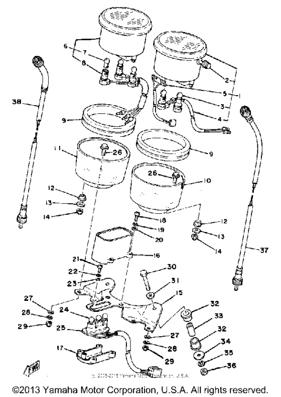 Speedometer & tachometer