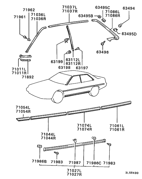 Side garnish & moulding