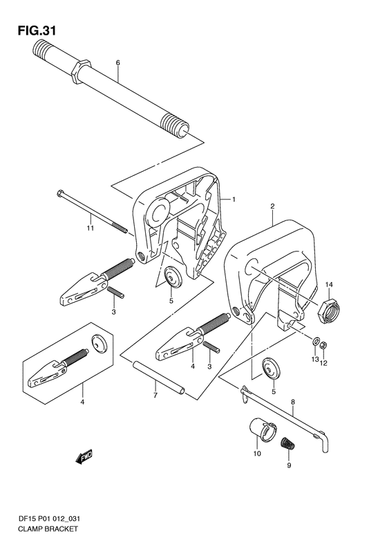 Clamp bracket