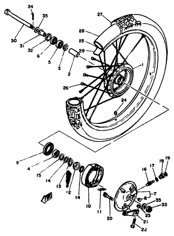 Front wheel