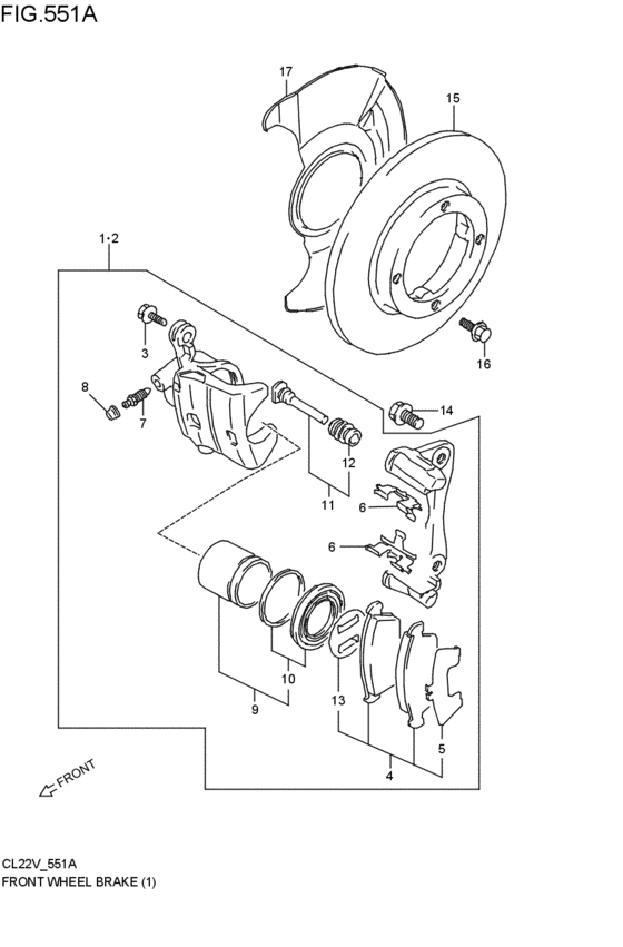 front wheel brakes