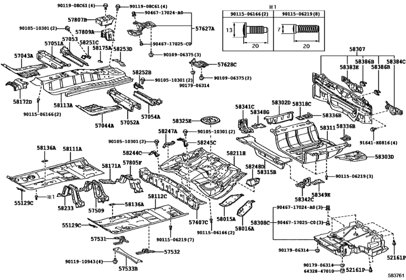 Floor Pan & Lower Back Panel