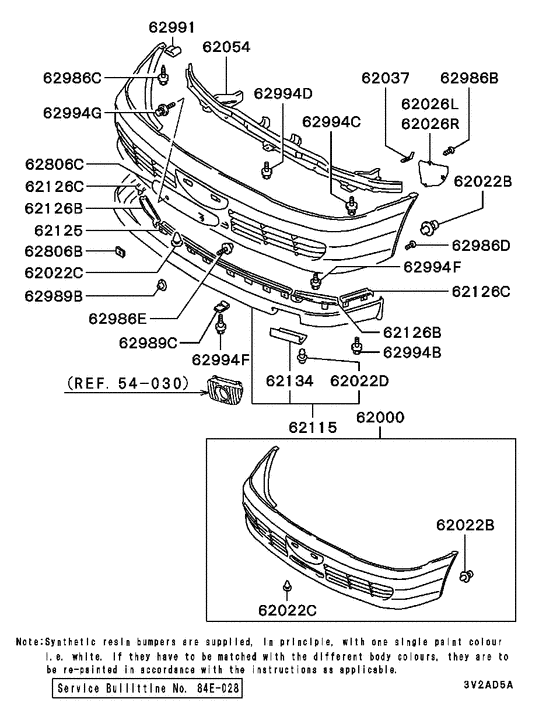 Front bumper & support