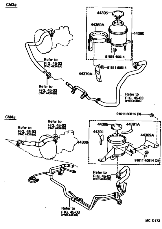 Vane Pump & Reservoir (Power Steering)