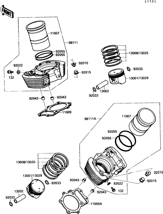 Cylinder/piston(s)