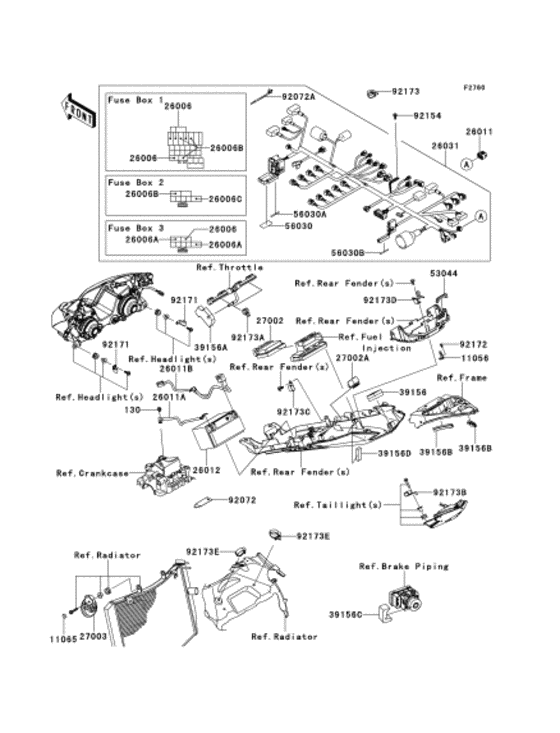 Chassis electrical equipment
