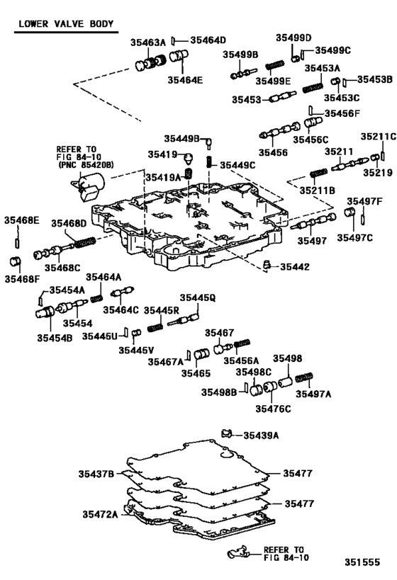 Valve Body & Oil Strainer (Atm)