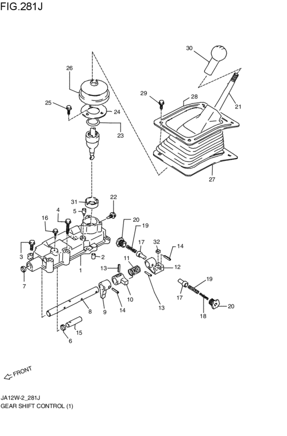 gearlever control