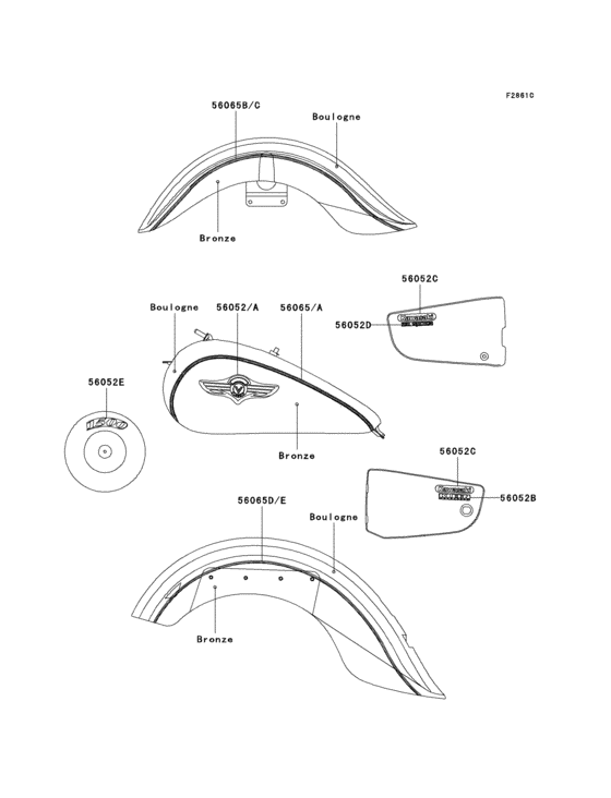 Decals(boulogne/bronze)(vn1500-n3h)