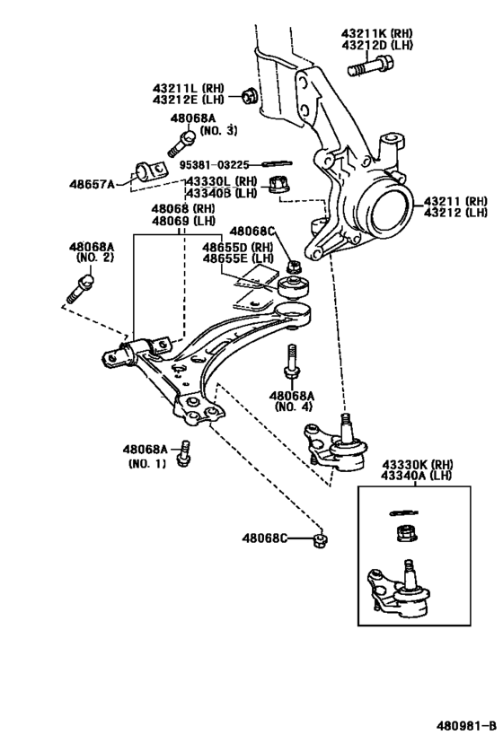 Front Axle Arm & Steering Knuckle
