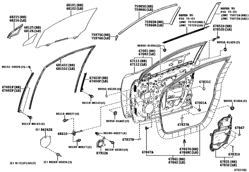 Front Door Panel & Glass