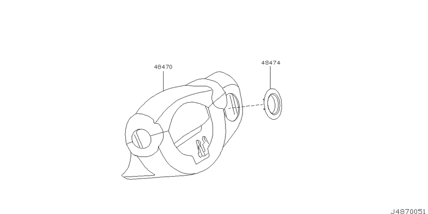 Steering column shell cover