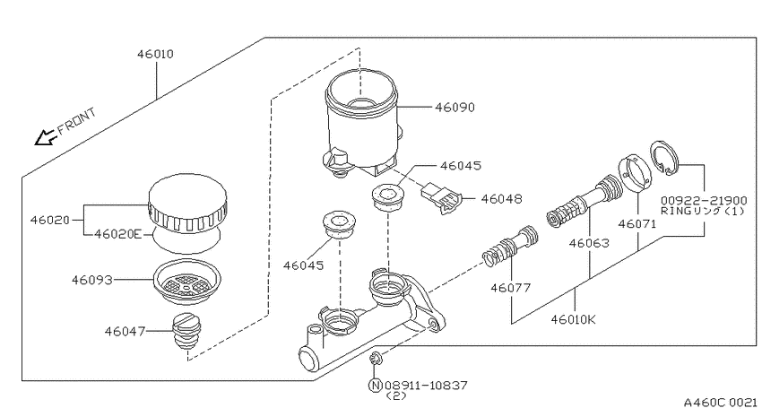 Brake master cylinder