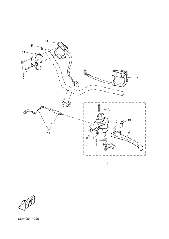 Handle switch & lever