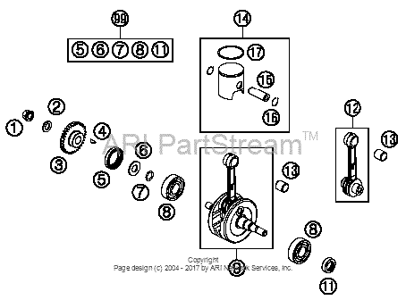 Crankshaft, Piston