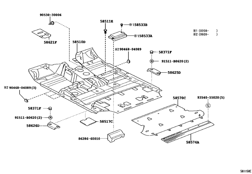 Floor Mat & Silencer Pad
