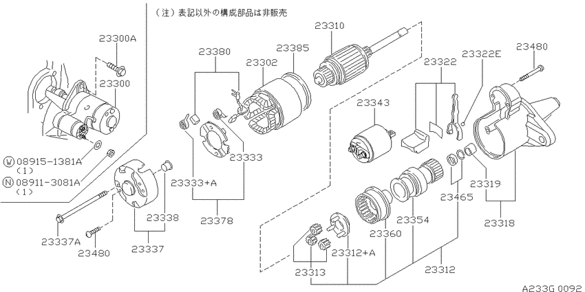 Starter motor
