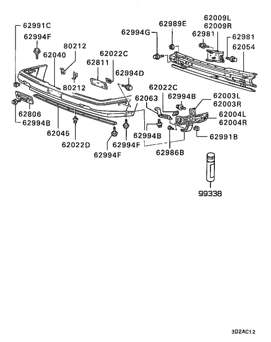 Front bumper & support