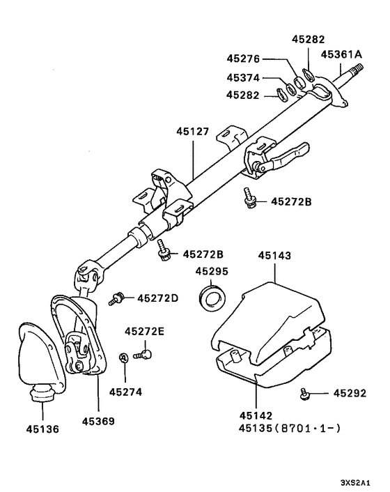 Steering column & cover