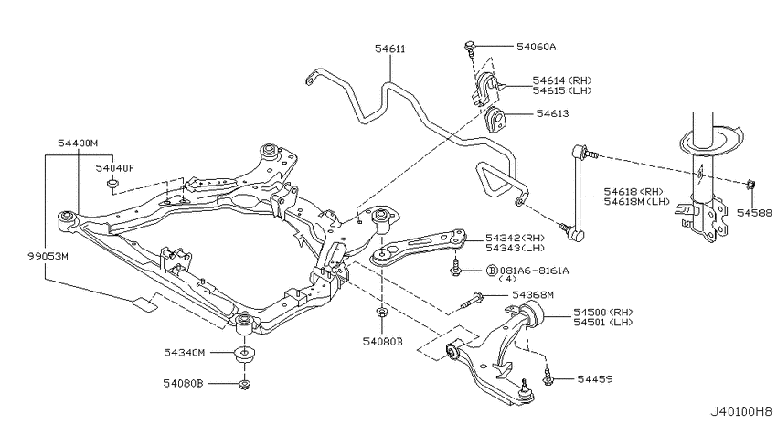 Front suspension
