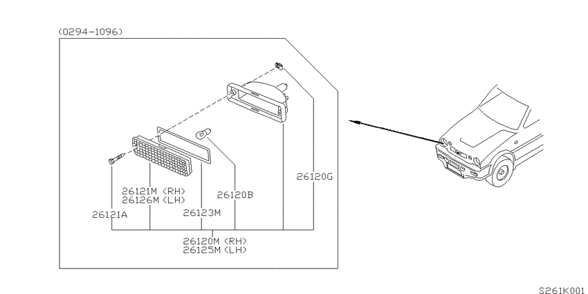Front combination lamp
