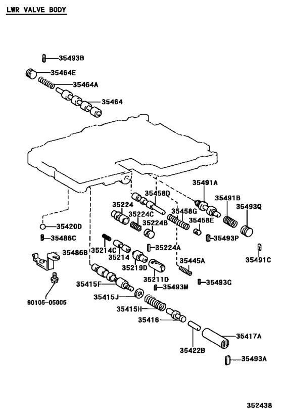 Valve Body & Oil Strainer (Atm)