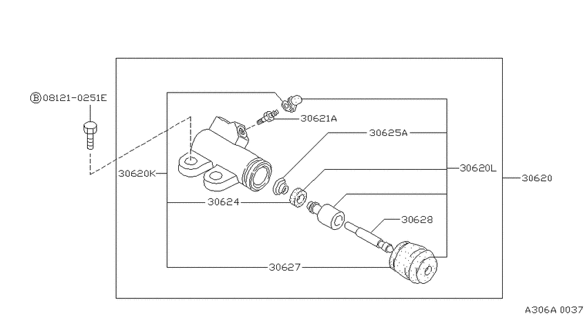 Clutch operating cylinder