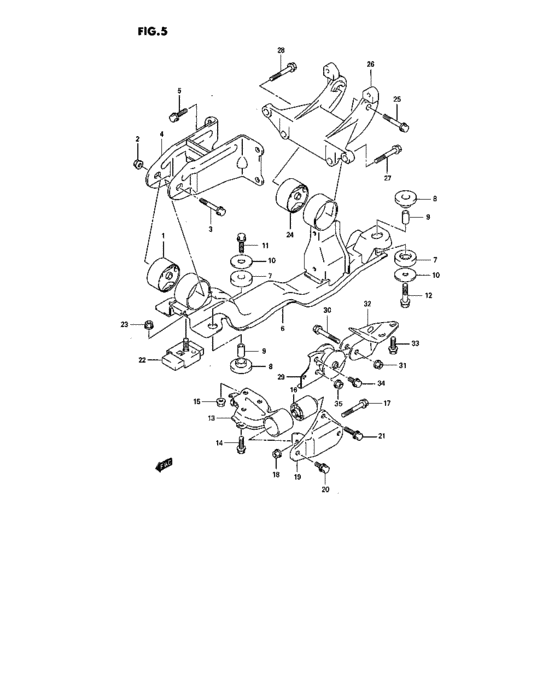 Engine mounting
