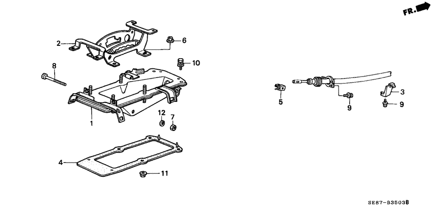 Select lever bracket