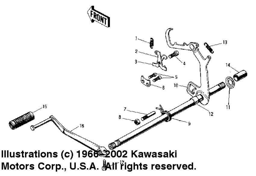 Gear change mechanism