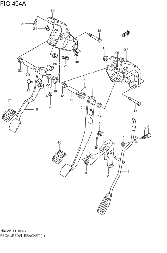 pedal / pedal bracket