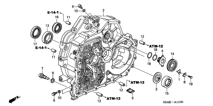 Torque converter case
