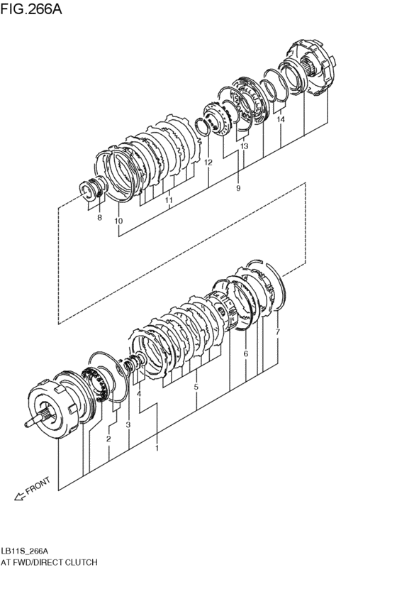 at - forward / direct clutch