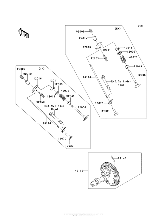 Valve(S)/camshaft(S)